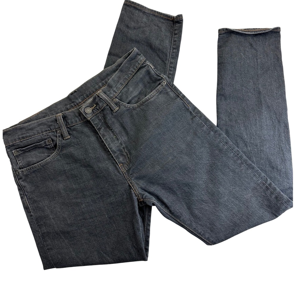 Men's Levi's 508 Slim Fit Jeans Gray Blue Wash Denim Pants Size 32x32 Casual‎